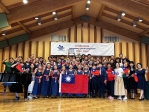 波蘭國際合唱大賽，大村國小合唱團雙金。（照片縣府提供）
