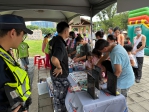 清水警方參與梧棲活動  宣導防範犯罪及交通安全
