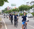 中國醫藥大學風浪藥學服務隊單車環島做衛教暨健檢家訪服務