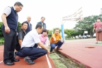 大雅陽明國小PU跑道殘破  立委楊瓊瓔、台中市議員吳呈賢爭取經費整建