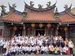 昆山媽遊台灣  參訪團到萬和宮  受到熱情接待賓主盡歡