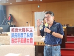 臺中市議員李中建議民政局讓社區主委能扮演協助區里政務推展的角色