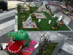 咬人鱷魚玩具變巨型扭蛋機  登陸大里藝術廣場