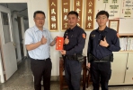 虎尾獲頒破獲強盜竊盜案獎金　局長李建民慰勉同仁執勤辛勞
