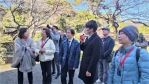 王縣長率團參訪日本「橫濱市三溪園園藝造景」。（照片縣府提供）