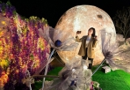 瑞里紫藤花裝置藝術現身　「浪漫紫藤星球」點燈啟用