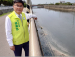 梧棲大排又現油污惡臭   民進黨台中市議員楊典忠要求架設AI水盒子