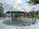 給孩子連假清涼一下！中市東區十全公園遊戲場遮陽棚開放使用