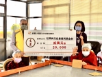 行善不落人後！新竹振道捐款2萬   響應杜華銀髮公益健走活動