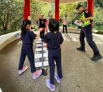 高齡族上路更要小心   竹市交通隊出動小小警察翻萌宣導