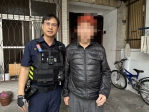 阿公疼孫外出買零食遇暴雨釀迷途  太平警熱心助返家
