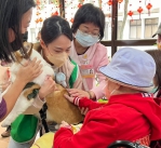 治療犬超療癒  北榮新竹分院爺奶也被融化了！