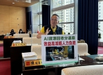 垃圾量大清潔人力不足  國民黨台中市議員陳成添建議引進AI資源回收分選廠協助作業