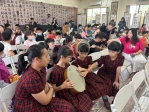 打擊樂團至清水區東山國小造訪開闊學生國際視野