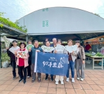 嘉義大學跨院系師生深耕食農教育 嘉義市長竹市民農園守護綠意