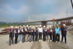 東豐快速道路接合大甲溪斷橋 中市建設局長：工程延續見證歷史意義！