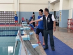 后里區游泳池池底煥然一新 運動場域升級有感