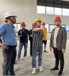 順天國中活動中心落成「只有空殼」立委蔡其昌會勘爭取經費補齊內部設備