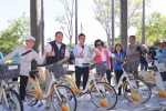 立院中南部服務中心攜手參山處 霧峰YouBike低碳輕旅首發啓程