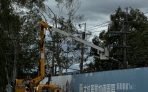 楊柳快閃出海造成8千多戶停電　台電雲林區處全力動員搶修