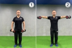 掌握啞鈴側平舉3關鍵   練出立體寬肩線