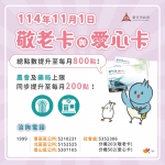 新竹市敬老愛心卡更好用了！11/1起加碼至800點   農會及藥局點數上限增至200點