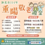 書法、太極、廚藝樣樣精通 102歲沈軏人瑞樂活人生　侯友宜重陽前夕獻祝福