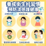 台中流感疫情進入流行期  衛生局籲請民眾自主戴口罩、儘速接種疫苗護健康