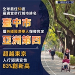 人行道適宜性飆升至83%！中市人本交通改善績效再創巔峰！