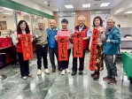 換春聯獻愛心 臺中郵局「新春揮毫」盛大登場 捐發票助小腦萎縮病友