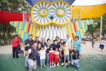 貓頭鷹降落豐原！翁明公園全新共融遊具啟用　花之道串聯綠廊打造親子新亮點