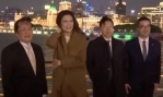鄭麗文夜遊黃浦江   國台辦主任宋濤全程陪同飽覽上海標誌性夜景
