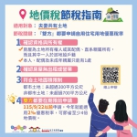 破除自用住宅土地「1處」誤解  中市地稅局主動提醒  助民眾節省地價稅