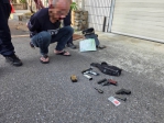 霧峰警巡邏逮通緝犯！悍匪掏槍拉滑套  警奮勇奪槍再起獲大量毒彈