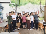 王爺公有保庇寫生比賽歷年得獎者開展 「點亮童心 藝啟鄉情」果然茶香開幕