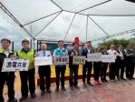 農業部次長黃昭欽主持台南市南瀛養殖生產協會第2期漁電共生場域動工典禮