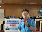 國民黨台中市議員李中認為現在罰款用在改善交通設施比例太低應該改進