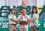 蔡易餘與呂慧瑜、戴光宗太保聯合競選總部成立 首場大型造勢蔡英文站台力挺