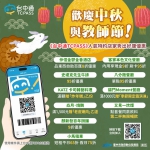 中秋連假玩台中！數位局連假專區上線 《台中通》特約店家全掌握