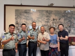 中部地區後備指揮部拜會南投藝文先進深化軍民藝文交流