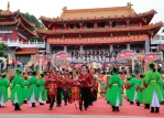 日月潭文武廟祭孔大典隆重登場　許縣長循古禮祭孔並見證公益捐贈（圖1縣府提供）