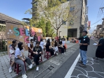 西康路重新留給人走　埔里街道實驗讓孩子畫出人行空間（圖2縣府提供）
