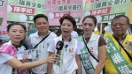 陳亭妃偕議員候選人守法安平. 金華市場